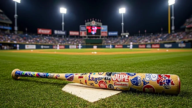 Yohel Pozo Homers Using Bat Decorated by Hospitalized Children