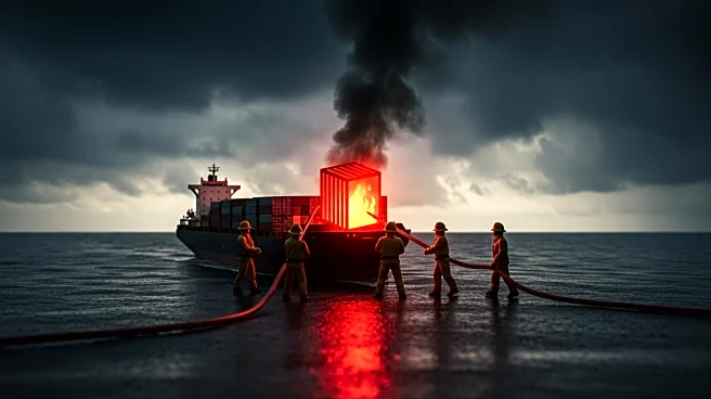 Maersk Crew Successfully Contains Container Fire on Vessel Off Africa
