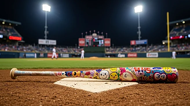 MLB Player Pozo Hits Home Run with Bat Decorated by Hospitalized Children