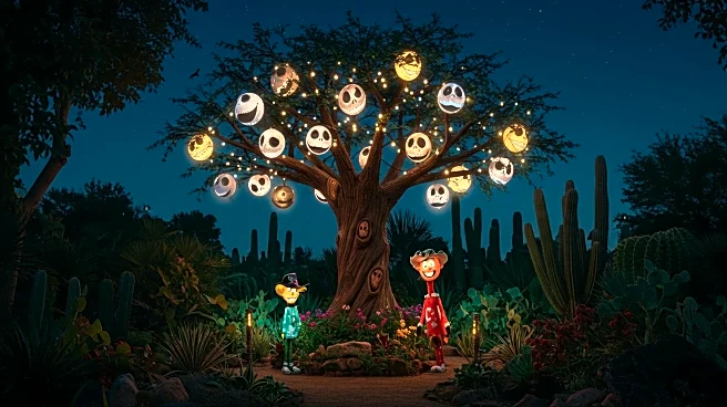 New York Botanical Garden Hosts 'The Nightmare Before Christmas' Light Exhibit, Expands to Texas