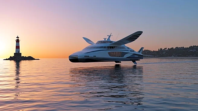 Regent Craft Tests Winged Ferry for Coastal Transportation in Rhode Island
