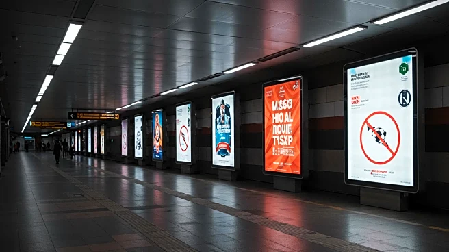 Advertising Strategies in Underground Train Stations: Capturing Audience Attention