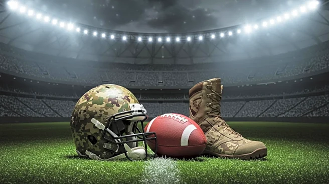 Military Personnel Participate in NFL-Style Boot Camp at AT Stadium