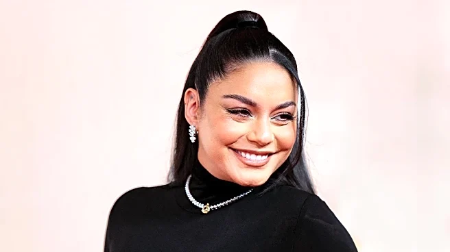 Vanessa Hudgens Showcases Maternity Fashion at 'At Home With Narwal' Event