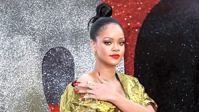 Rihanna Embraces Scarf-As-Skirt Trend, Influencing Maternity Fashion