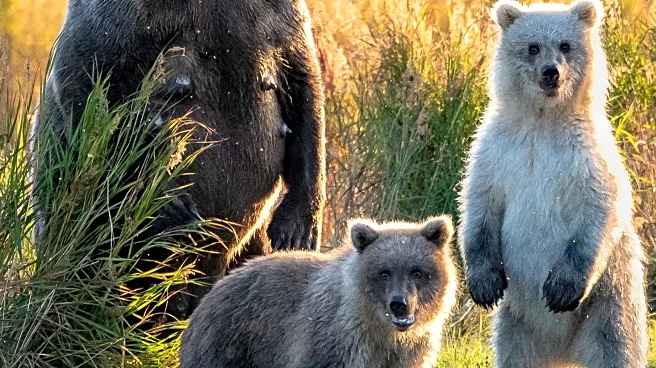 Devon Bears Introduced to New Playmates at Wildwood Trust