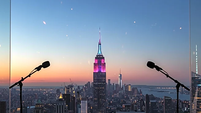 Netflix's 'KPop Demon Hunters' Stars Illuminate Empire State Building for NYC Sing-Along Event