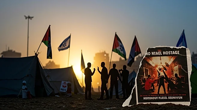 Clash at German Protest Camp Over Israeli Hostage Posters