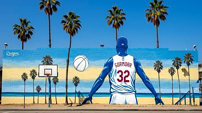 Artist Unveils New Mural of Kobe Bryant in Dodgers Gear in Redondo Beach