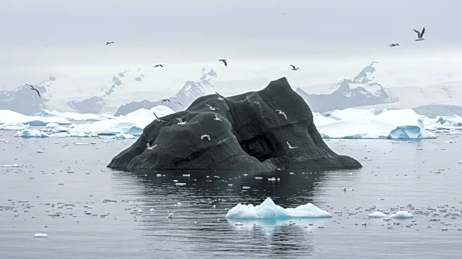 Fisherman Discovers Black Iceberg, Sparking Scientific Curiosity