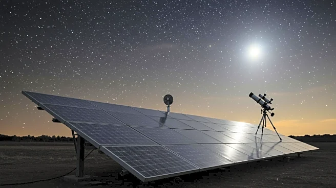 Innovative Use of Solar Panels for Nighttime Asteroid Detection