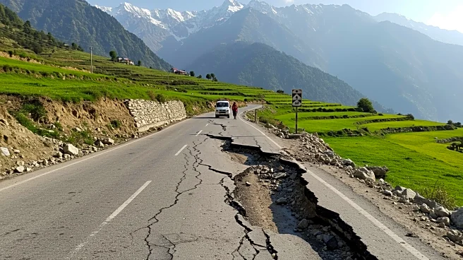 Damaged Highway Impacts Tourism and Agriculture in Himachal Pradesh