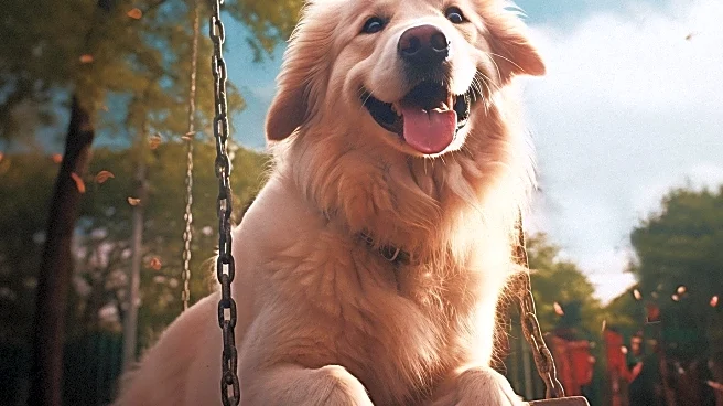 Golden Retriever's Heartwarming Reaction to Brother's First School Day Captivates Viewers