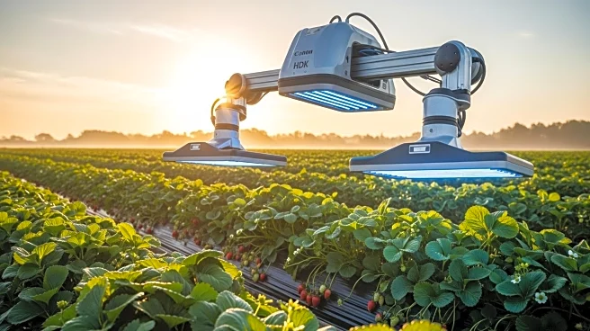 Robots Use UV Light and Vacuums to Combat Pests in California Strawberries