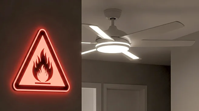 Electrician Warns Against Dangerous Online Fan Lights Due to Fire Risk