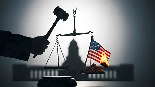 President Trump Signs Executive Orders to End Cashless Bail and Criminalize Flag Burning in D.C.