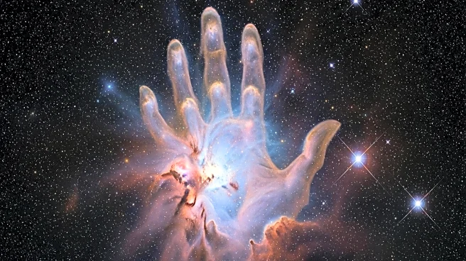 NASA's Chandra X-ray Observatory Unveils 'Hand of God' Nebula Formed by Pulsar