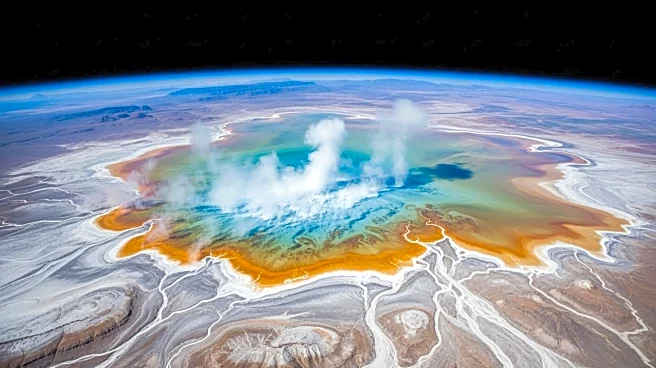 NASA Captures Rare Milky Plumes in World's Largest Soda Lake from Space