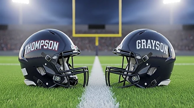 Thompson and Grayson High Schools Face Off in Anticipated Football Game