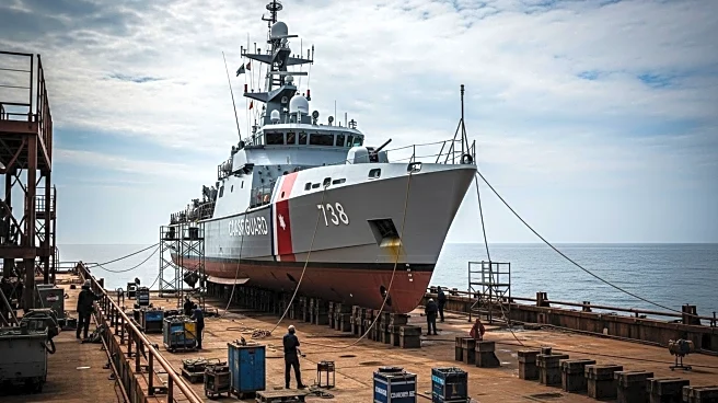 Chinese Coast Guard Vessel Under Repair Following Collision in South China Sea