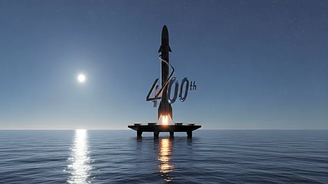 SpaceX Completes 400th Falcon 9 Droneship Landing with Starlink Launch