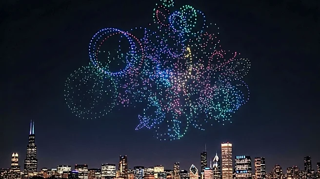 Oasis Drones Illuminate Chicago Sky Ahead of Band's Midwestern Concert
