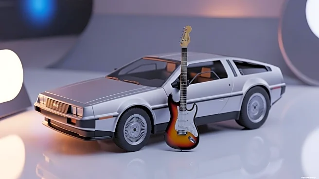 Back to the Future 40th Anniversary Gift Set with Mini Gibson Guitar Restocked