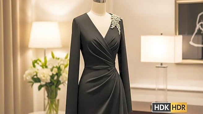 Nivetha Thomas Captivates with Elegant Black Dress Ensemble