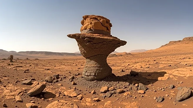 NASA Rover Identifies Unusual Hat-Shaped Rock on Mars, Offering Insights into Martian Surface