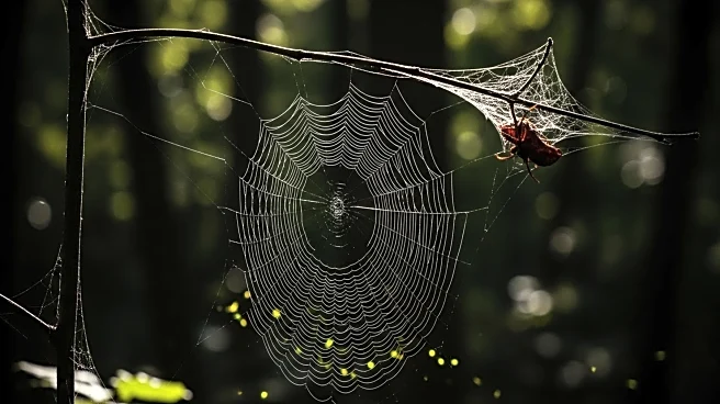 Sheetweb Spiders Utilize Firefly Luminescence to Enhance Hunting Success