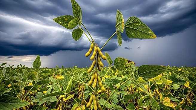 Soybean Futures Decline Amid Trade Tensions and Weather Conditions