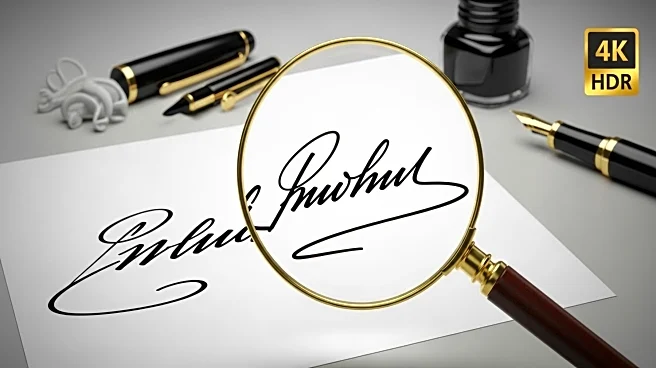 Handwriting Analysts Discuss Donald Trump's Signature and Its Implications