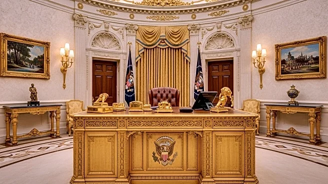 President Trump Transforms Oval Office with Gold Gilding, Sparking Debate