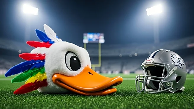 Oregon Mascot Puddles Recovers from Costume Mishap During Game Against Montana State