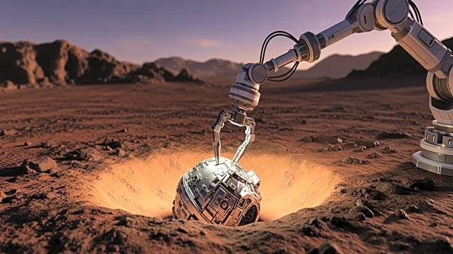 NASA's InSight Lander Uncovers Ancient Space Debris Beneath Mars' Surface