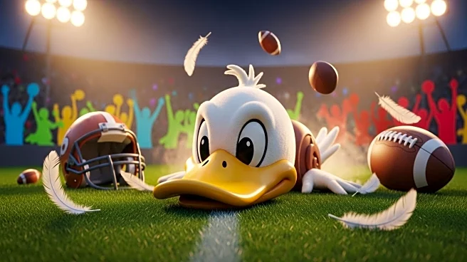 Oregon Duck Mascot Loses Head in Humorous Field Mishap During Game
