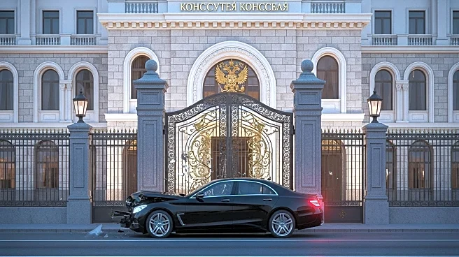 Man Arrested After Crashing into Russian Consulate Gate in Sydney
