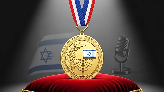 Israel's President Herzog Awards Presidential Medal to Miriam Adelson and German Media Mogul