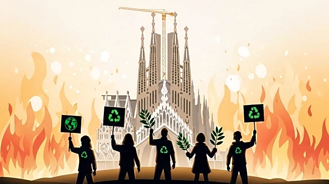 Climate Activists Target Sagrada Família in Protest Against Spanish Government's Inaction on Wildfires