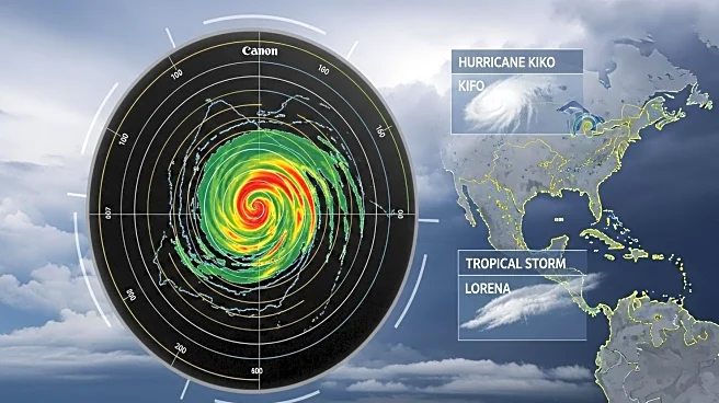 National Hurricane Center Monitors Hurricane Kiko and Tropical Storm Lorena