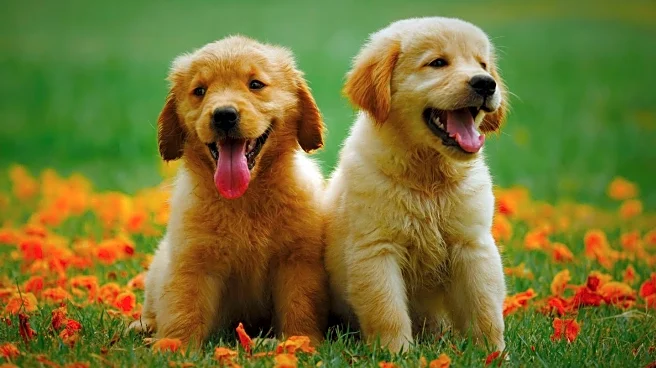 Golden Retriever Puppies Charm Internet by Choosing Their Own Names