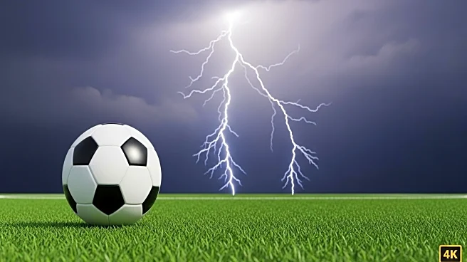 Spencerport vs Fairport Soccer Match Interrupted by Lightning