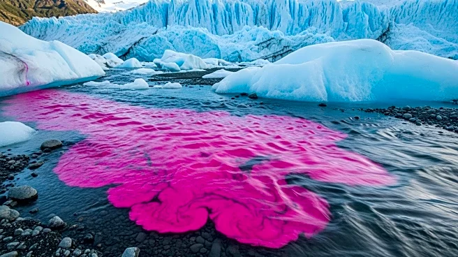 Researchers Dye Rhone Glacier's Meltwater Pink to Monitor Flow