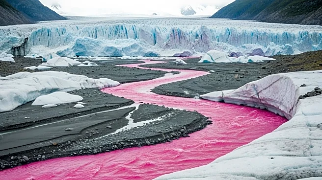 Swiss Researchers Dye Rhône Glacier Meltwater Pink to Monitor Flow