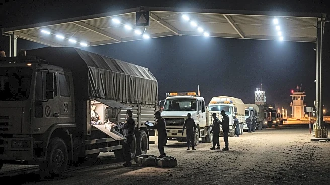 Israeli Authorities Confiscate Smuggled Goods from Gaza Aid Trucks
