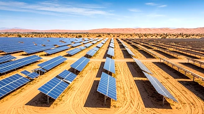 Solar Panels in China's Deserts Induce Ecosystem Changes