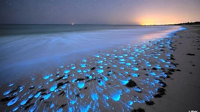 Bioluminescent Algae Illuminate Australian Beach with Stunning Display