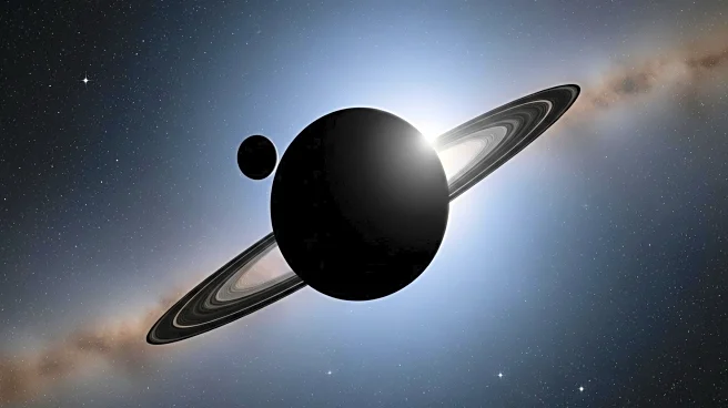 Titan's Shadow Transit Across Saturn Observed on September 4