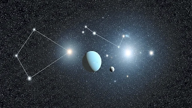 Uranus Observed in Taurus Near Pleiades Star Cluster