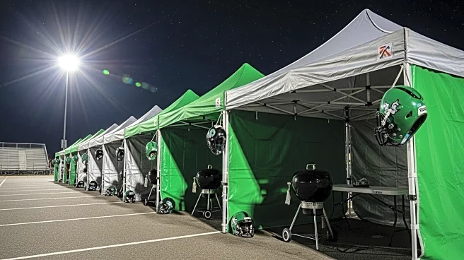 Eagles Fans Tailgate Overnight for Season Opener Against Cowboys